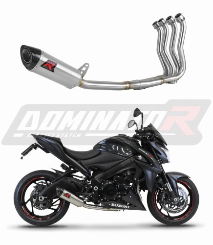 sistema de escape completo con silenciador DOMINATOR Full System HP8 compatible con la motocicleta Suzuki GSXS 1000 / F 2015  2020 6