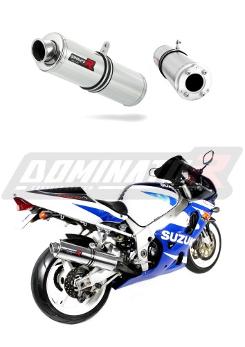 escape silenciador DOMINATOR redondo compatible con la motocicleta Suzuki GSXR 750 K1 K5 2001  2005 5