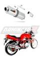 escape silenciador DOMINATOR oval compatible con la motocicleta Suzuki GSF BANDIT 400 1991  1995 7