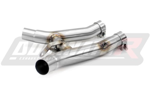 GSXR GSX 1300 R HAYABUSA Exhaust Cat Eliminator Catalyst Catalytic Converter Linkpipe Decat Downpipe 2008 - 2018 DOMINATOR  x