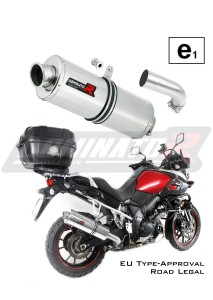 DL 1000 V-STROM Homologado Silenciador Escape OVAL 2014 - 2016