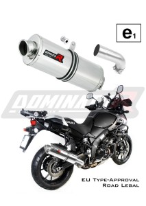 DL 1000 V-STROM Homologado Silenciador Escape OVAL 2017 - 2020