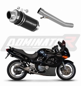 Suzuki GSXF 750 1998 - 2006 Silenciador Escape GP1 NEGRO + dB killer medium
