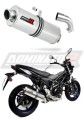 escape silenciador DOMINATOR oval compatible con la motocicleta Suzuki SV 650 2016  2023 5