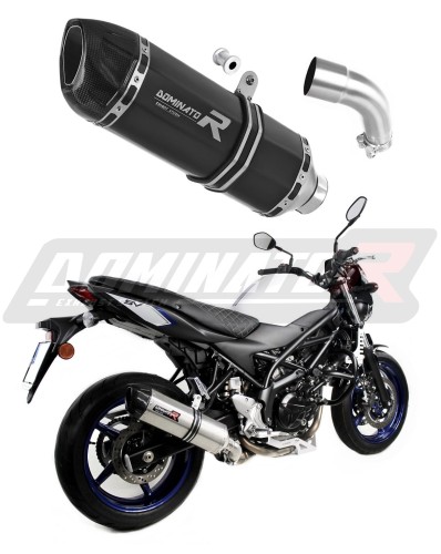 escape silenciador DOMINATOR HP1 negro compatible con la motocicleta Suzuki SV 650 2016  2023 3