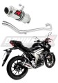 sistema de escape completo con silenciador DOMINATOR Full System GP1 compatible con la motocicleta Suzuki GSX S 125 2017  2019 5