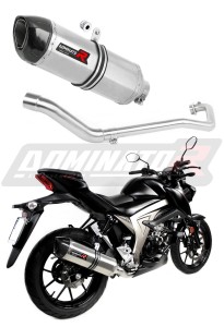 Suzuki GSX S 125 2017 - 2019 Sistema de escape Colector Silenciador HP1 + dB killer medium