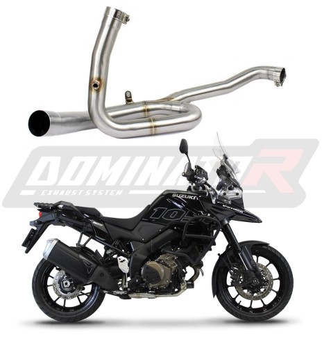 SUZUKI DL 1050 V-strom 2020 - 2021 Exhaust Cat Eliminator Catalyst Catalytic Converter Linkpipe Decat De-cat Downpipe DOMINATOR x