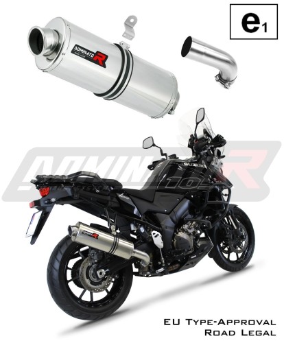 escape silenciador DOMINATOR homologado oval compatible con la motocicleta Suzuki DL 1050 VStrom / XT 2020  2024 7