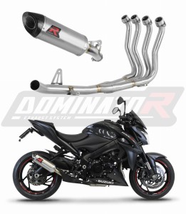 Suzuki GSX-S 1000 / F 2015 - 2020 Sistema de escape Colector Silenciador HP8 + dB killer medium