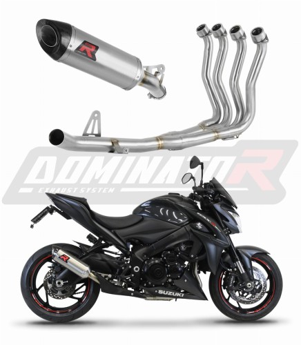 sistema de escape completo con silenciador DOMINATOR Full System HP8 compatible con la motocicleta Suzuki GSXS 1000 / F 2015  2020 6
