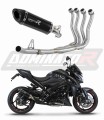 sistema de escape completo con silenciador DOMINATOR Full System HP8 negro compatible con la motocicleta Suzuki GSXS 1000 / F 2015  2020 6