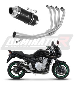 Suzuki GSF 1250 N / S BANDIT 2007 - 2016 Sistema de escape Colector Silenciador GP1 NEGRO + dB killer medium