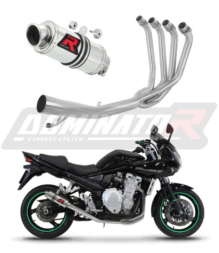 complete exhaust system with muffler DOMINATOR Full System GP1 fits to Suzuki GSF 650 BANDIT N / S 2007  2016 7
