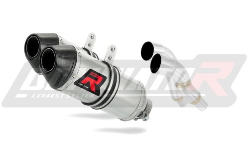 escape silenciador DOMINATOR HP3 compatible con la motocicleta Triumph STREET TRIPLE 675 2007  2012 3