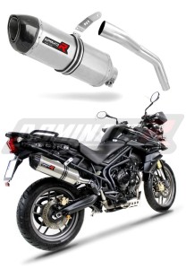 Triumph TIGER 800 XC XR 2011 - 2014 Silenciador Escape HP1 + dB killer medium