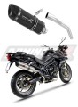 escape silenciador DOMINATOR HP1 negro compatible con la motocicleta Triumph TIGER 800 XC XR 2011  2014 3