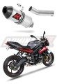escape silenciador DOMINATOR HP3 compatible con la motocicleta Triumph STREET TRIPLE 675 R / S / RS 2013  2016 6