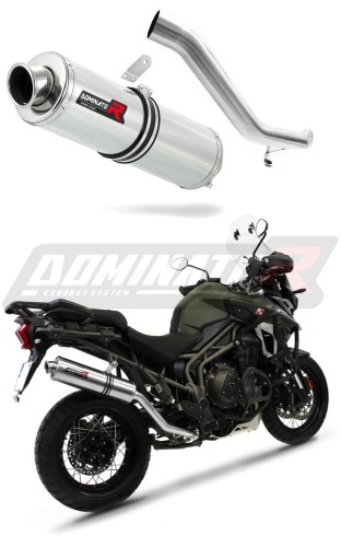 escape silenciador DOMINATOR redondo compatible con la motocicleta Triumph TIGER EXPLORER 1200 XC XR 2016  2017 6