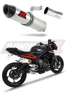 Triumph STREET TRIPLE 765 S R RS 2017 - 2022 Silenciador Escape HP2 + dB killer medium