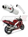 escape silenciador DOMINATOR redondo compatible con la motocicleta Yamaha YZF 600 R Thundercat 1996  2006 7