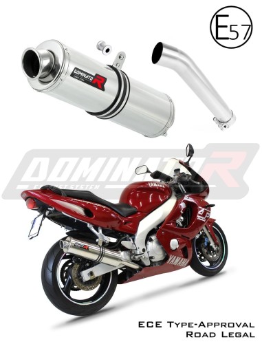 escape silenciador DOMINATOR homologado redondo compatible con la motocicleta YZF 600R Th