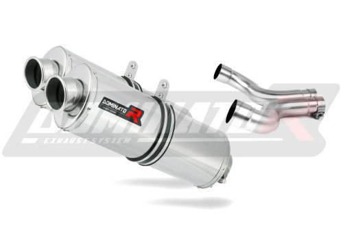 exhaust muffler DOMINATOR oval fits the motorcycle Yamaha XJ 600 DIVERSION 1992   2004 3