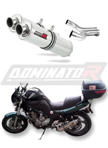 exhaust muffler DOMINATOR ROUND fits the motorcycle Yamaha XJ 600 DIVERSION 1992   2004 3