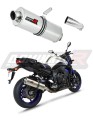 escape silenciador DOMINATOR oval compatible con la motocicleta Yamaha FZ8 FAZER 2010  2016 7