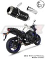 FZ 8 N / FZ8 S FAZER EXHAUST Black Homologated ECE Type approval - Street legal Yamaha Muffler Auspuff Sportauspuff Silencer Echappement Silencieux Scarico Scarichi Escape Wydech Tłumik GP 2010 - 2016 DOMINATOR x
