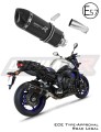 exhaust muffler DOMINATOR homologated road legal HP1 BLACK fits th