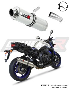 FZ 8 N / FZ8 S FAZER EU Approved Exhaust Silencer ROUND 2010 - 2016