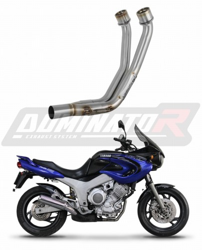Yamaha TDM 850 1996 - 2001 Head pipe Header Linkpipe Downpipe Frontpipe Manifold Collector Kolektor wydechowy Kolano Sport-Krümmeranlage Colector de escape  Collecteur d'échappement Collettore di scarico DOMINATOR EXHAUST SYSTEM x
