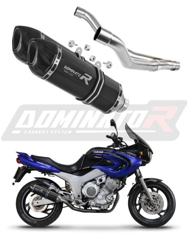 exhaust muffler DOMINATOR HP1 BLACK fits to Yamaha TDM 850 1996  2001 6