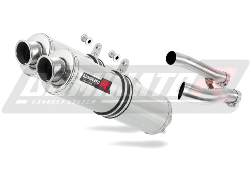 escape silenciador DOMINATOR redondo compatible con la motocicleta Yamaha XJR 1200 1995  1998 3