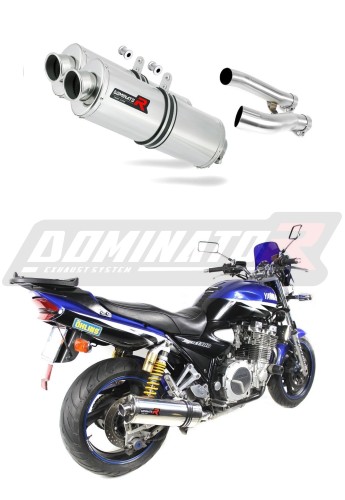 escape silenciador DOMINATOR oval compatible con la motocicleta Yamaha XJR 1300 99 06  5