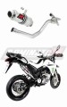 XT 660 R EXHAUST Yamaha Muffler Auspuff Sportauspuff Silencer Echappement Silencieux Scarico Scarichi Escape Wydech Tłumik + manifold collector  GP 1 2004 - 2014 DOMINATOR  x