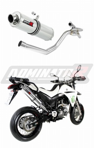exhaust muffler DOMINATOR ROUND fits to Yamaha XT 660 R 2004  2016 7