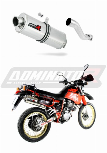 escape silenciador DOMINATOR oval compatible con la motocicleta Yamaha XT 600 1987  1989 5