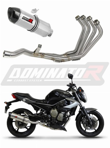 XJ6 N S F 600 DIVERSION EXHAUST FULL SYSTEM Yamaha Muffler Auspuff Sportauspuff Silencer Echappement Silencieux Scarico Scarichi Escape Wydech Tłumik Carbon End Cap HP1 2009 - 2016 DOMINATOR x