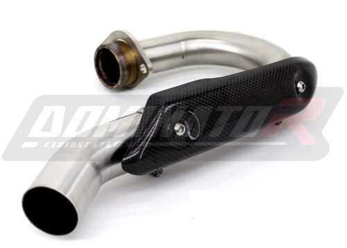 YZF YZ 250 F Exhaust Header Head pipe Linkpipe Downpipe Kolano 2006 - 2009 DOMINATOR  x