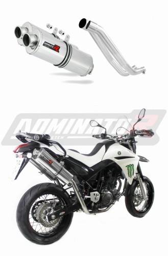 escape silenciador DOMINATOR oval compatible con la motocicleta Yamaha XT 660 X 2004  2016 5