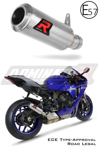 YZF R1 R1M 1000 RN49 Homologated EXHAUST Yamaha Muffler Auspuff Sportauspuff Silencer Echappement Silencieux Scarico Scarichi Escape Wydech Tłumik GP 2017 - 2019 ECE Type approval DOMINATOR x