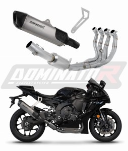 Yamaha YZF R1 1000 RN49 2017 - 2019 Sistema de escape EX Silenciador Titanio HP6 + dB killer