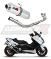 sistema de escape completo con silenciador DOMINATOR Full System oval compatible con la motocicleta Yamaha XP 530 TMAX 2012  2016 6