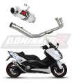 sistema de escape completo con silenciador DOMINATOR Full System GP1 compatible con la motocicleta Yamaha XP 530 TMAX 2012  2016 6