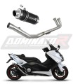 kompletny układ wydechowy z tłumikiem DOMINATOR Full System GP1 CZARNY pasujący do motocykla Yamaha XP 530 T-MAX 2012 - 2016 6
