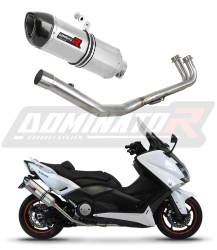 sistema de escape completo con silenciador DOMINATOR Full System HP1 compatible con la motocicleta Yamaha XP 530 TMAX 2012  2016 6