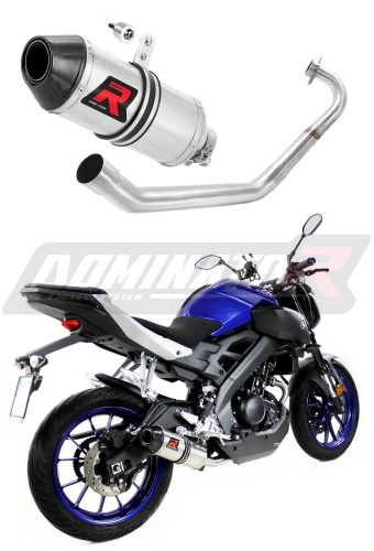 sistema de escape completo con silenciador DOMINATOR Full System HP3 compatible con la motocicleta Yamaha MT 125 2014  2019 5