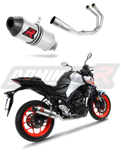 complete exhaust system with muffler DOMINATOR Full System HP3 fits to Yamaha MT 03 2014  2016 7